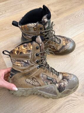 Irish Setter Brown Camo Ultra Dry Hunting Boot Size 10.5